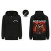 Mens Black Heavy Metal Band Bathory Hoody Y2k Vintage Hip Hop Streetwear Hoodie Zip-up Casual men women Hoodies Coats