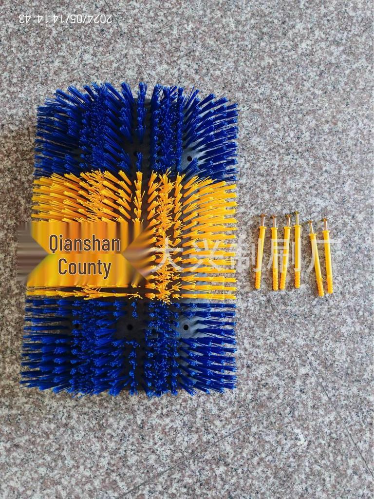 Bardzo Duża Składana Szczotka do Ciała Krowy – Trójsekcyjna Rolka do Masażu i Drapania do Czyszczenia Zwierząt Gospodarskich