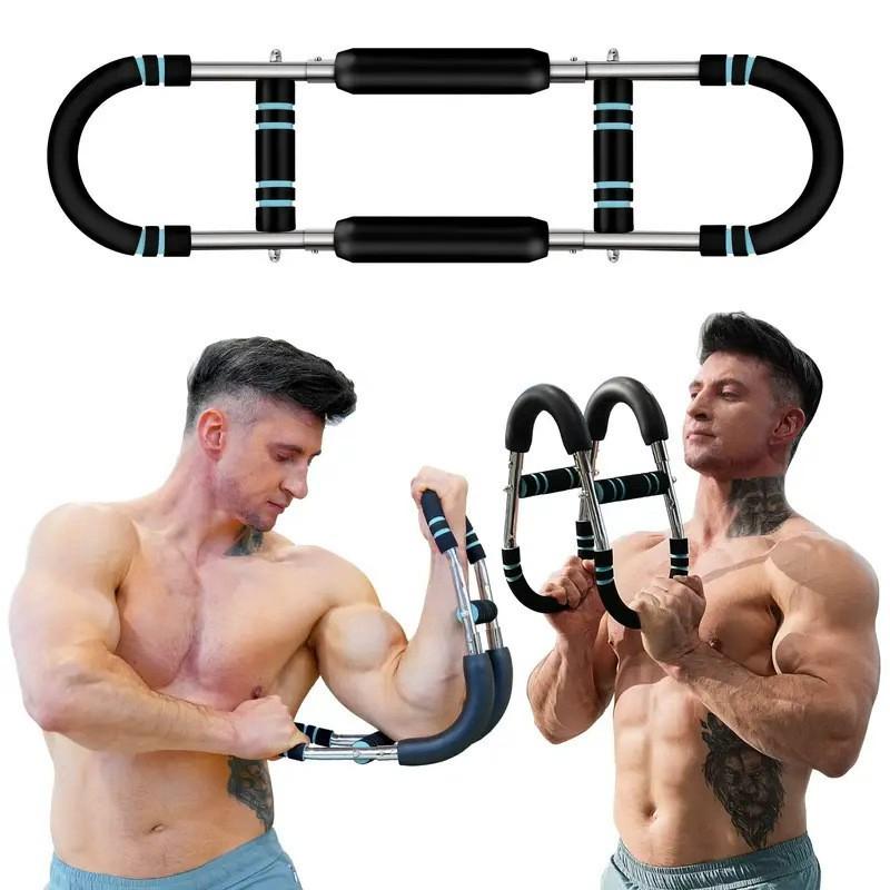 Adjustable U-Shaped Arm Strength Trainer for Indoor Exercise