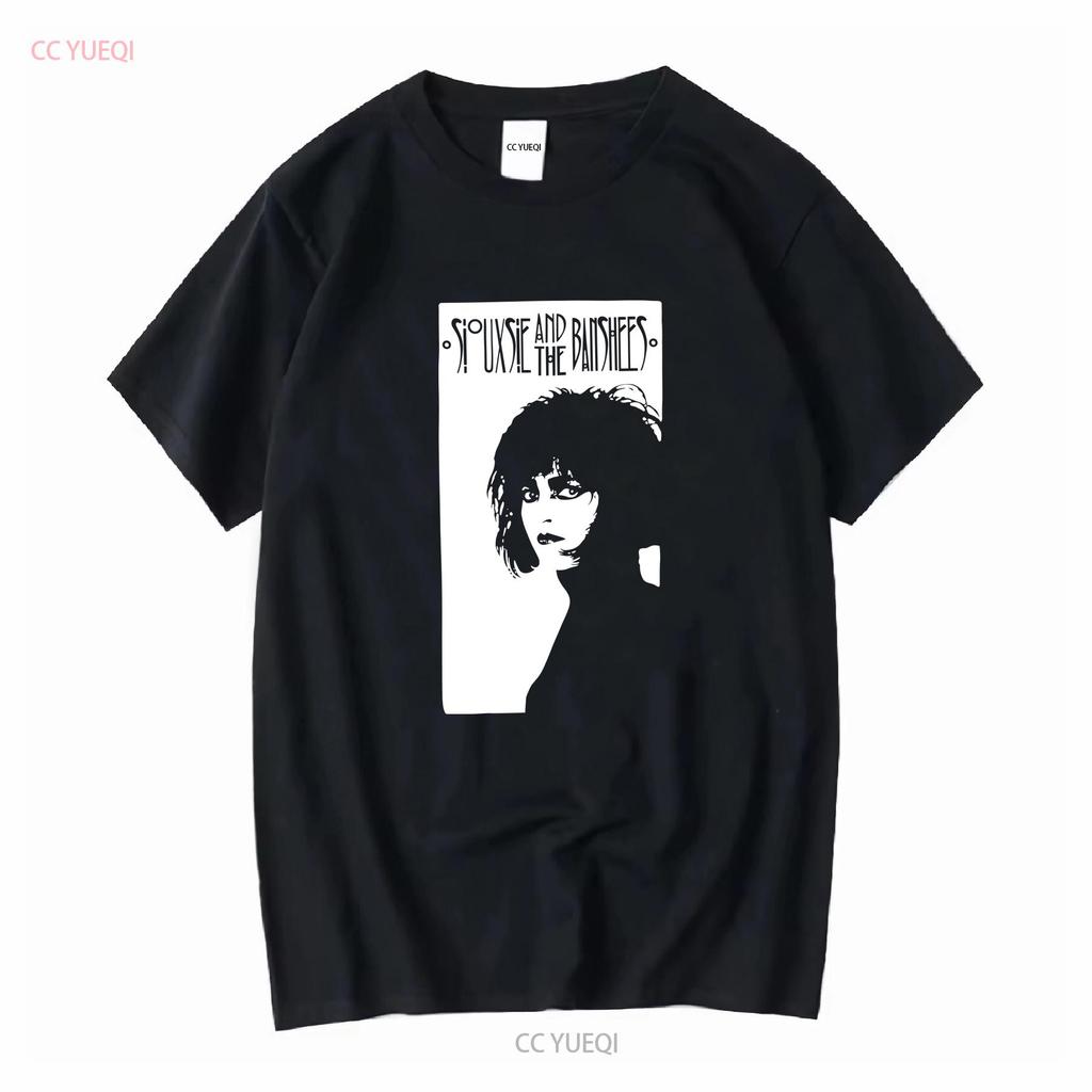 Siouxsie and Banshees T shirt long or short sleeves vintage Washed homme designer clothes Soft Stylish Top For Everyday Wear