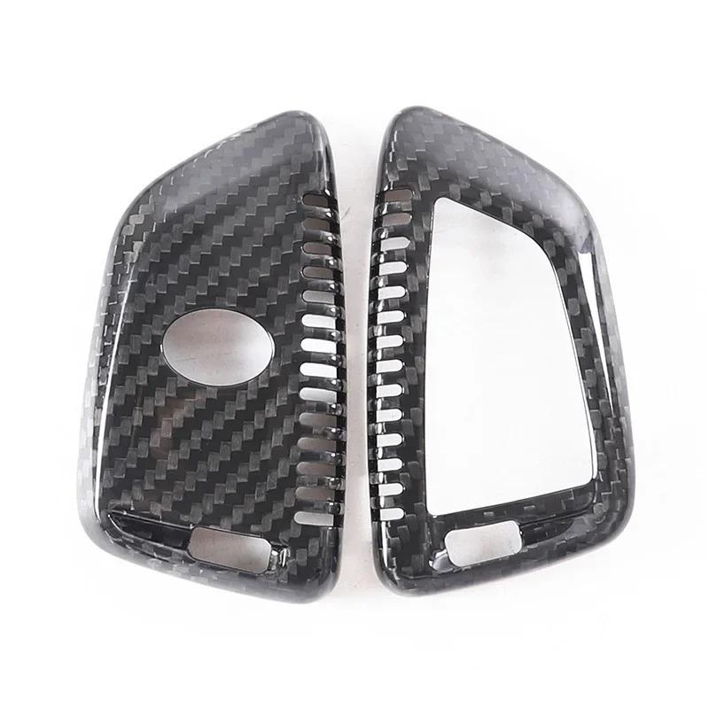 For Toyota Supra GR MK5 A90 -2026 Real Carbon Fiber Car Key Protection Cover Trim Car Accessories