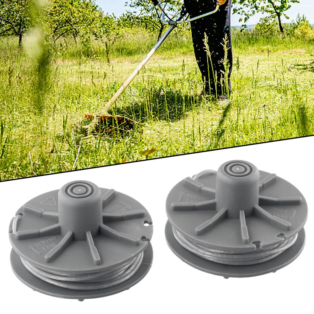 2* For Garden 05307-20 Replacement Spool For SmallCut 300 For Small Cut Plus 350/23 For EasyCut 400/25 Grass Trimmer Spool Line