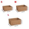 New Large Capacity Woven Storage Basket Handmade Reusable Clothing Storage Basket Cosmetic Container
