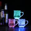 285ML Luminous Drinkware Cup LED Flashing Acrylic Drinking Induction Cup Pouring Induction Light Suitable for Whiskey Bar Party