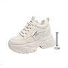 Fashion Fashion 2025 Spring Autumn Platform Sneakers Women Shoes Korean Lace Up Chunky Sneakers Mixed Color Women's Vulcanize Shoes