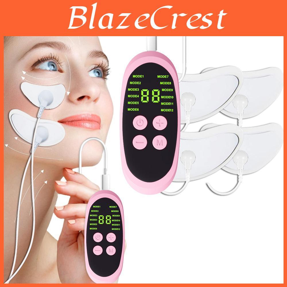 Facial Muscle Microcurrent Massager Ems Stimulator Facial Lifting Skin Tightening Antiwrinkle Muscle Stimulator Beauty Device