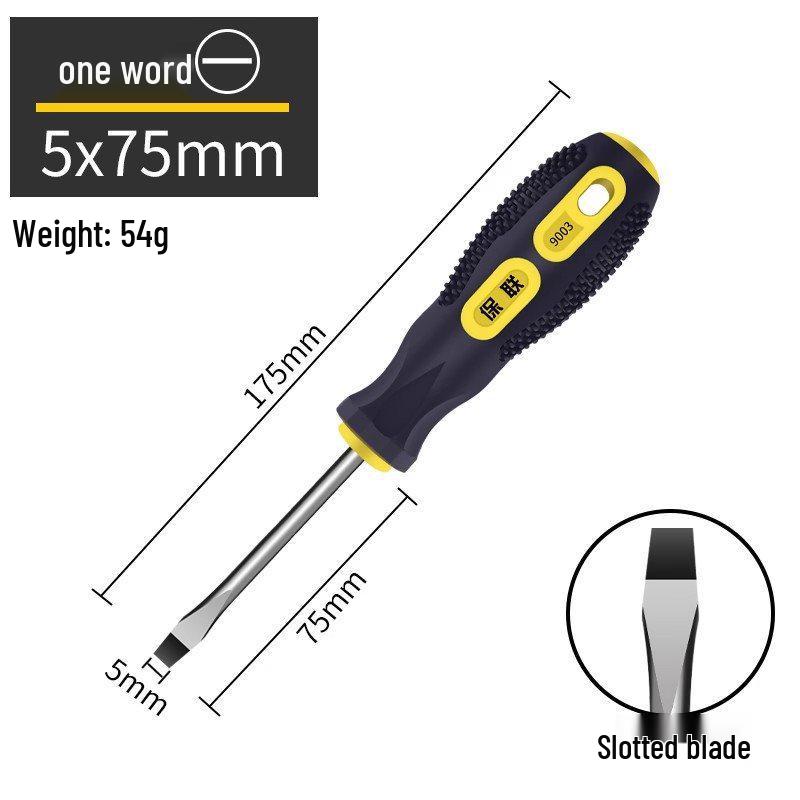 Industrial Grade Magnetic Phillips and Slotted Screwdriver Set - Super Hard, Compact Collection