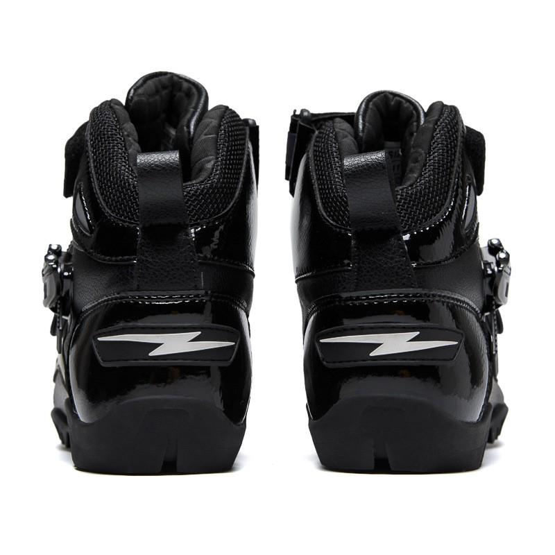 Mens Motorcycle Riding Boots All-Season Off-Road Touring Shoes Street Dirt Bike Riders