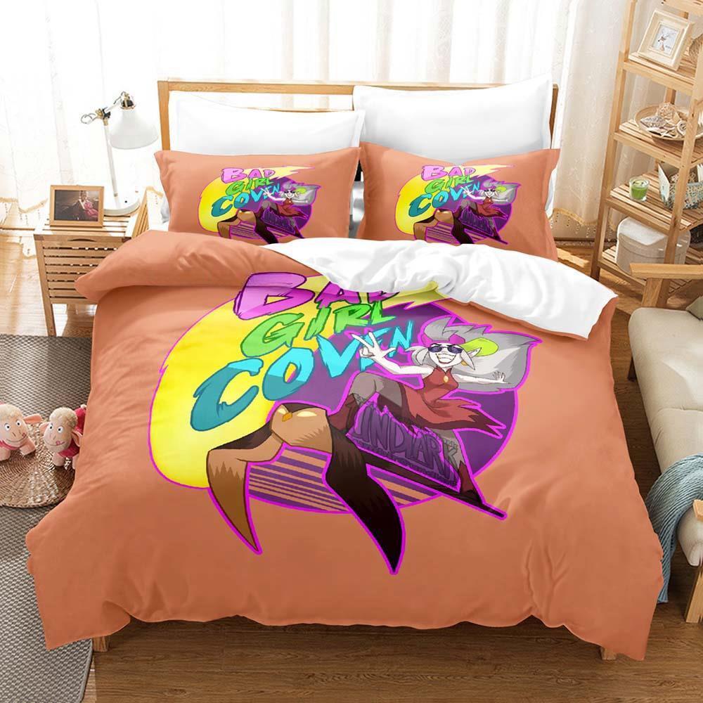 New Bad Girl Coven Bedding Set Single Twin Full Queen King Size Bed Set Adult Kid Bedroom Duvet Cover Sets Anime Bed Sheet Set