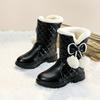 Snow Boots Girls Winter Thick Warm Princess Short Boots Older Girls Easy On Thick Warm Snow Boots Little Girls