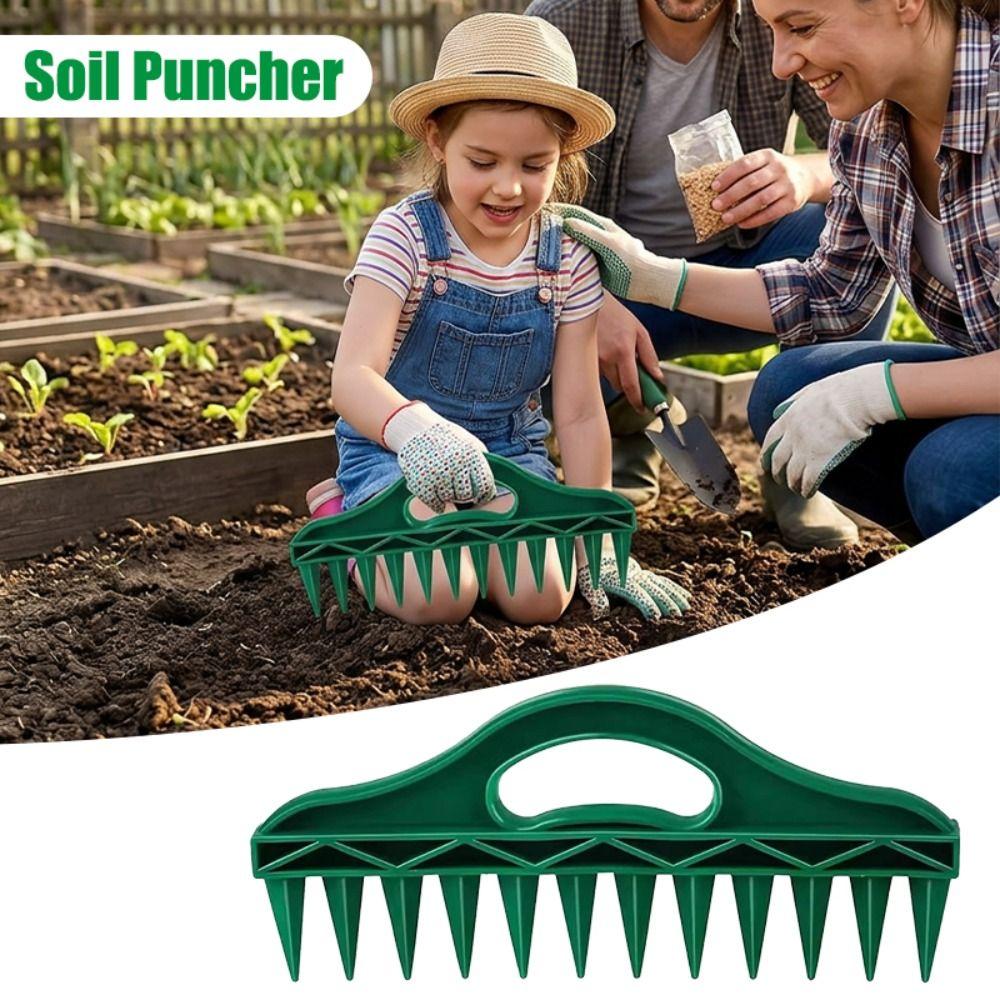 Portable Lightweight Gardening Dibbler Reusable Seed Planter Spacer Seed Spreader  Garden Planting