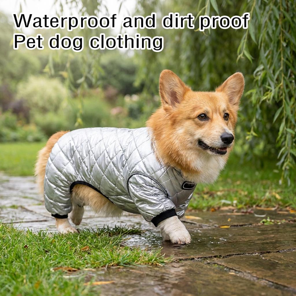 When Going Out And Dirt-proof Pet Dog Clothes