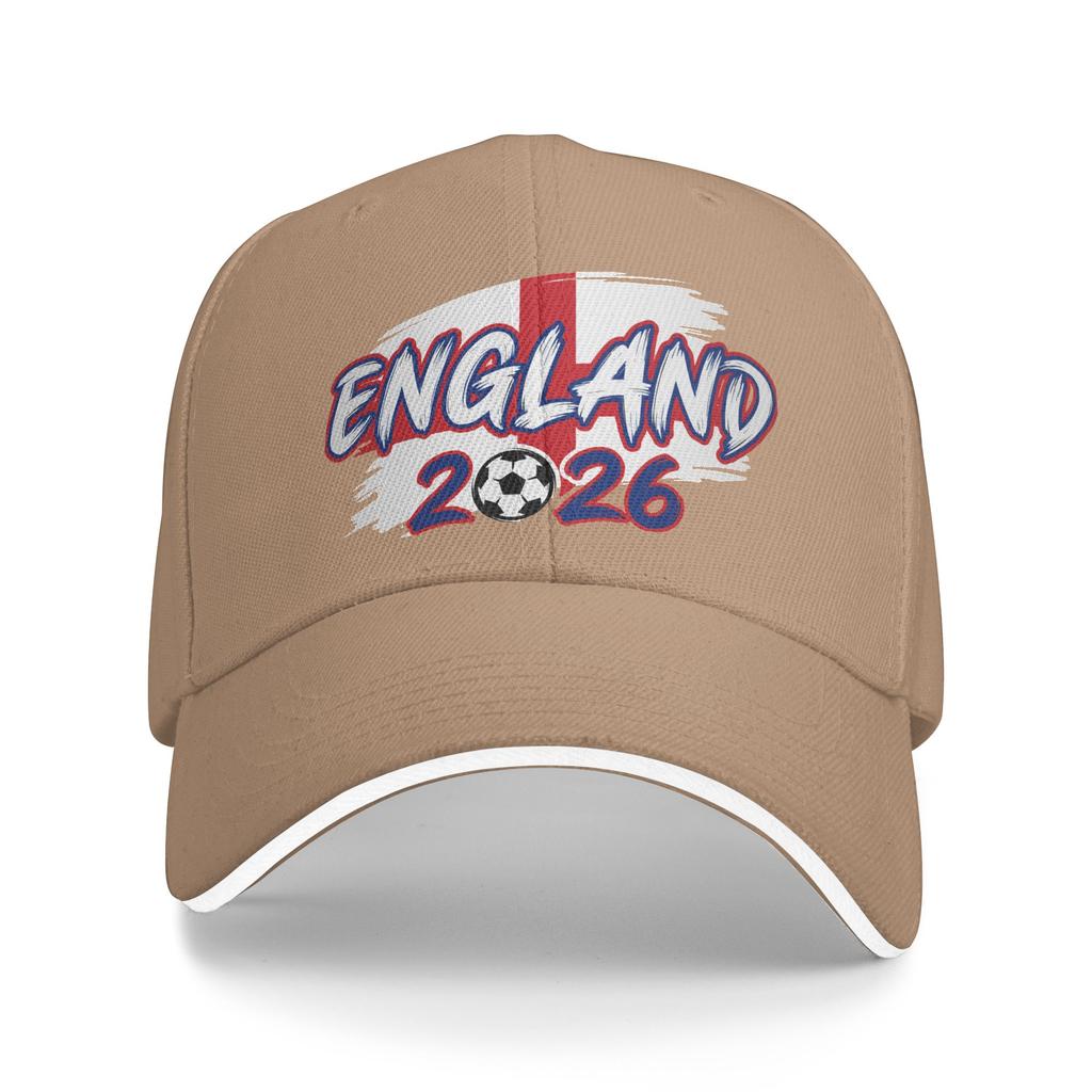 Women Unisex England Football Match  Outdoor Hat Usa Canada Mexico Soccer  Sun Cap Casual Baseball Cap Sunscreen Hats