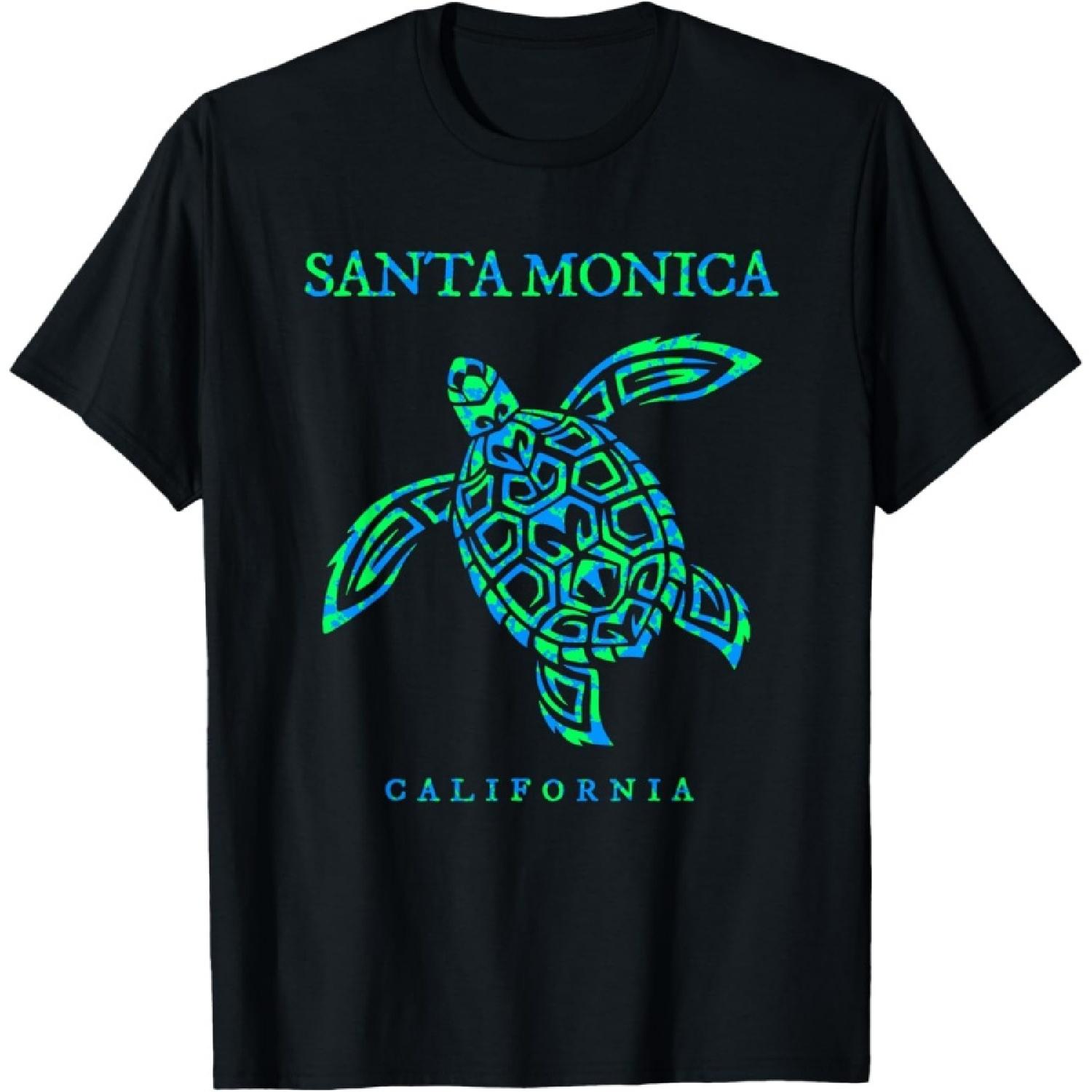 Santa Monica California Sea Turtle Boys Girls Toddler T-Shirt S