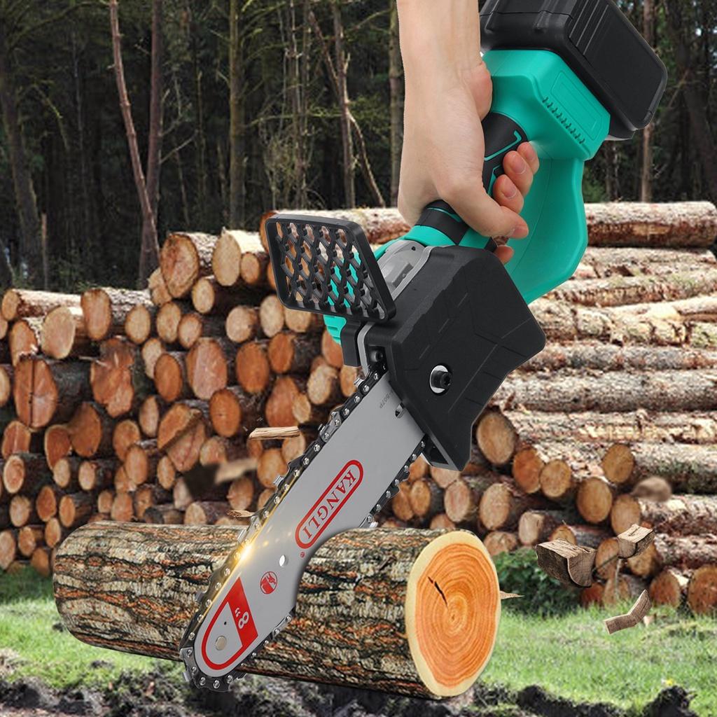 3000W 10/8 Inches Mini Pruning Saw Electric Chainsaws Removable For Fruit Tree Garden Trimming For Battery One-Handed