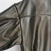 Maplesteed Loose Women Genuine Leather Jacket OVERSIZE Soft 100% Natural Sheepskin Drop-Shoudler Narrow Waist