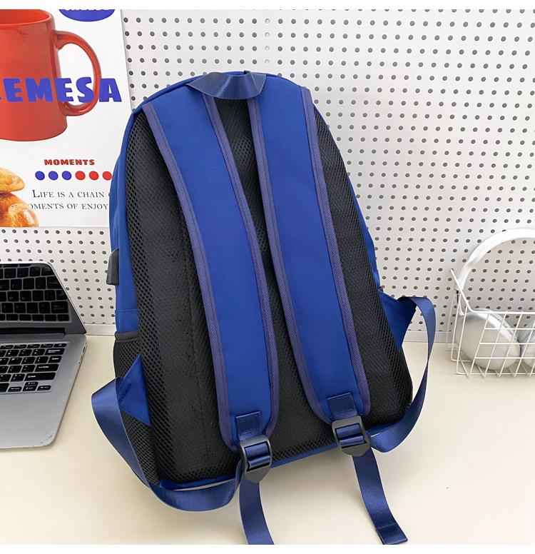 Shark Luminous Funny Backpack: Trendy, Versatile, Large-Capacity School and Travel Bag
