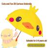 Ombrello per Bambini Principessa e Toddler, Parasole per Età 2-6 Anni, Carino Stile Baby per Bambini e Bambine