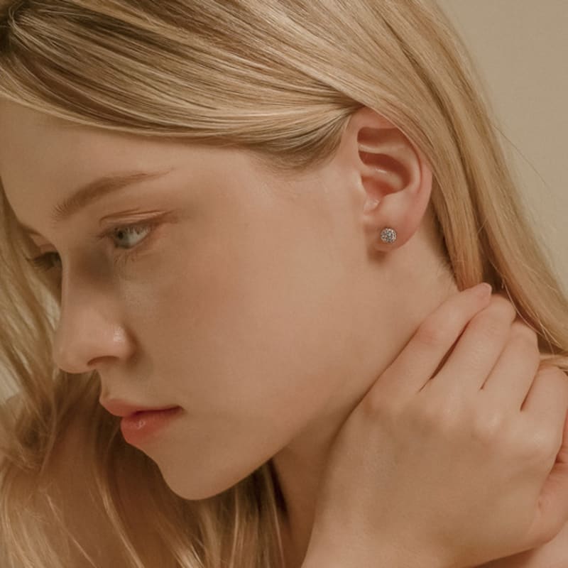 

JEWNEL 14K Color Cubic Mirror Ball Piercing (16 colors/4 sizes) 15. Crystal