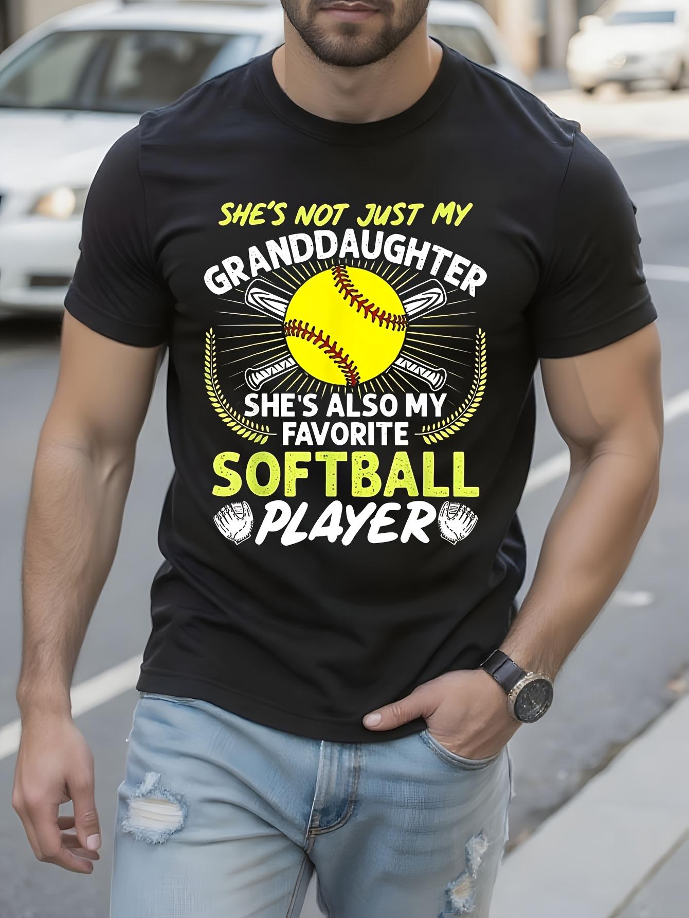 Funny She S My Granddaughter Favorite Softball Player Gra... S