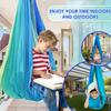 Sensorik-Schaukel Bequeme sensorische Hängematte für Kinder Hält bis zu 200 lbs Indoor Kuschel-Schaukel mit 360° Schwenk-Hardware für Kinder