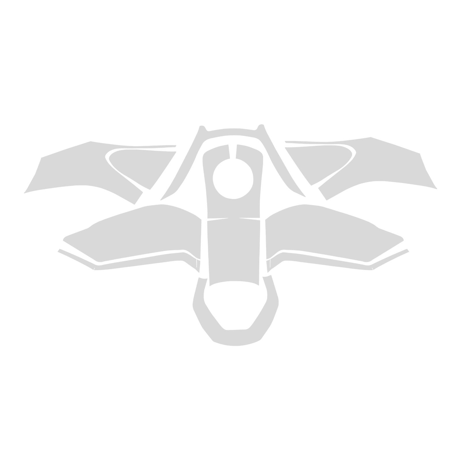 

XL750 PPF для HONDA XL 750 Transalp Защитная пленка для краски ТПУ Защита обтекателя Защита от царапин Защита краски 2023-2024 белый