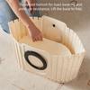 Portable Plastic Dirty Clothes Basket Folding Wall-mounted Laundry Hamper Durable Foldable Laundry Basket Home Use