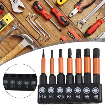 Hex Head Wrench Screwdrivers Magnetic 1/4 Shank 6.35mm Shank