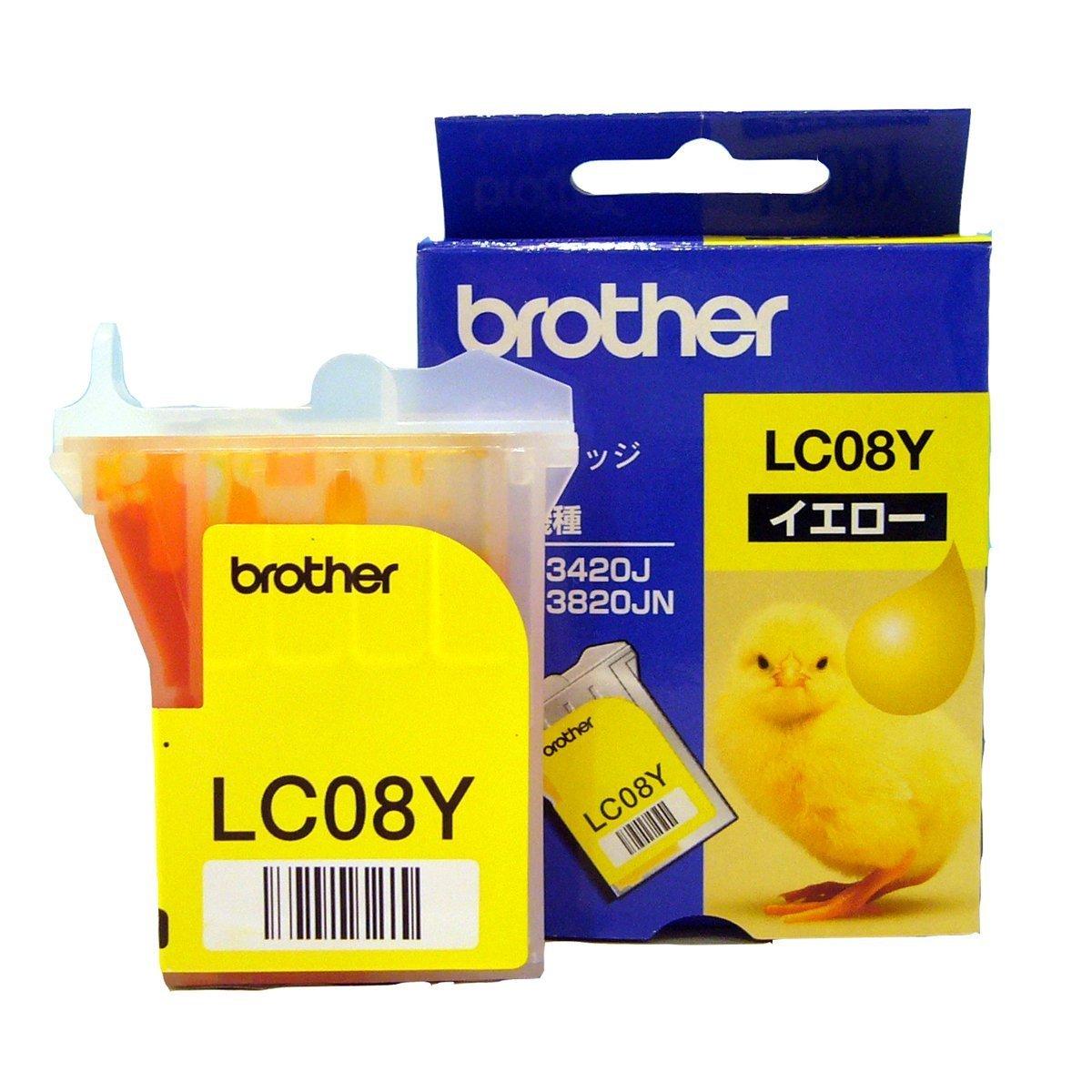 

BROTHER ink cartridge LC08Y yellow