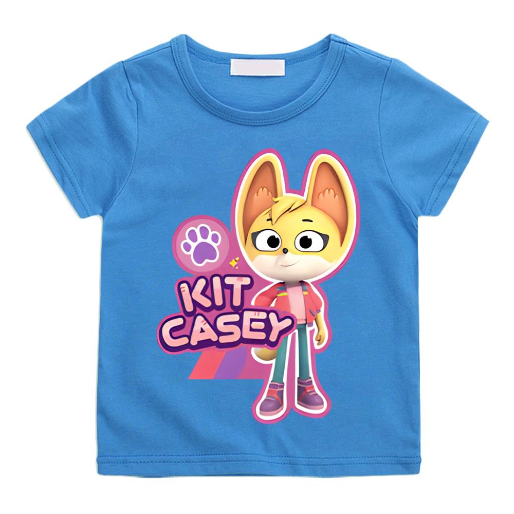 The Creature Cases KIT CASEY DĚTSKÉ TRIČKO Bavlna Kulatý výstřih Kreslené Chlapci/Dívky Tričko Kreslený potisk Roztomilé Manga Tričko
