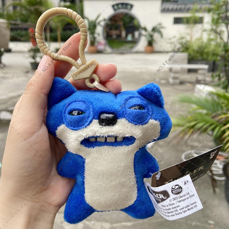 10cm Fuggler Cute Tooth Monster Funk Tooth Treasure Plush Keyrings Kawaii Mini Series Baby Funny Plush Doll Ornament