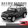 1/24 Toyota FJ Land Cruiser SUV Off Road Leketøysbil Støpt Metalllegeringskjøretøy Miniatyrmodellsamling Gave til Gutt Barn