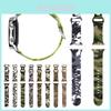 Camouflage Camo Strap For Apple Iwatch 7 6 Se 5 4 3 2 1 Band Shockproof And Lightweight