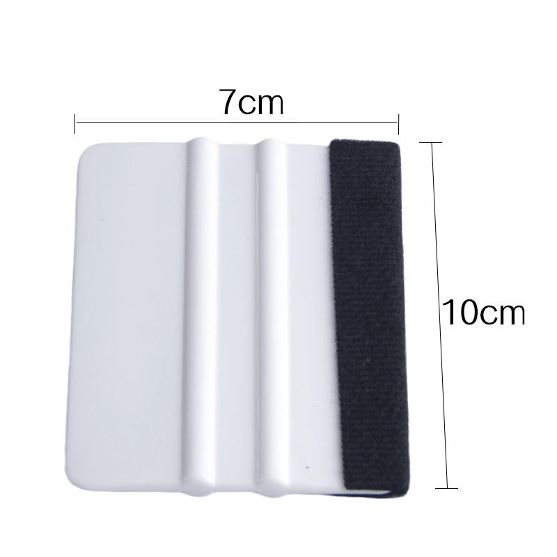 Color-Changing Car Film & Wall Sticker Flocking Scraper with Thickened Felt