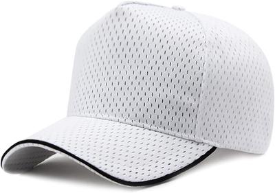 Mesh Mesh Trucker Hat Baseball Cap for [Laquest] Cap, Cap, (Maximum 65cm), Men/Women (L, White)