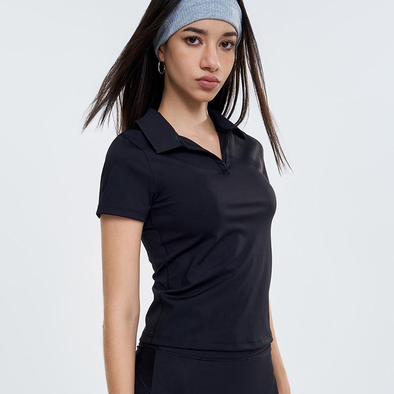 Polo de Tenis de Secado Rápido para Mujer para Deportes al Aire Libre y Yoga