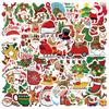Mix Christmas Santa Claus Xmas Stickers Skateboard Cars Guitar Helmet Luggage Laptop Graffiti Stickers Kids Christmas Gifts