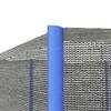 10ft Trampoline Net Replacement with 6 Plastic Pole Covers, Weather-Resistant Trampoline Netting Replacement with Zipped Entrance, Poles Not Included