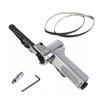 YWHWLX Air-Powered Belt Sander/Polisher, 16000rpm, Compact and Easy To Use, for Metalworking, Machining, Polishing, Deburring, and More (10 X 330mm)