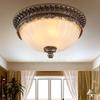 European Style Eye Protection Ceiling Light for Bedroom, Living Room, Balcony, and Entrance - French Retro Round Fixture