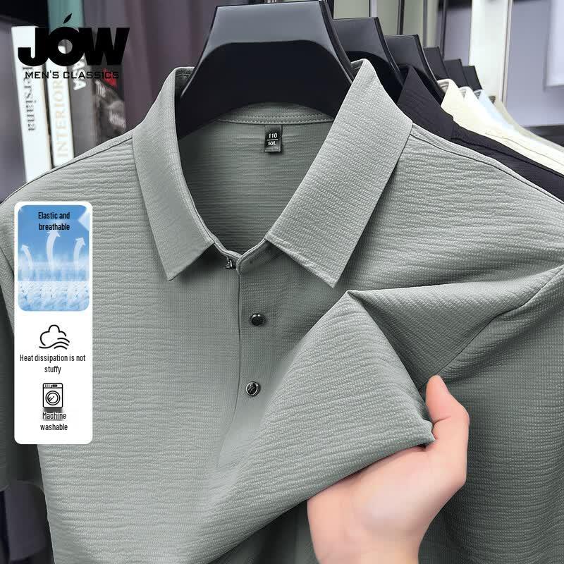 

JOW Men s Smooth Cooling Short Sleeve Polo Shirt 2XL (180)