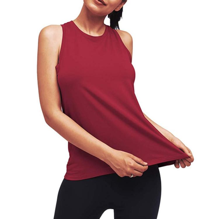 Summer Womens Yoga Tank Top With Pleated Design For Fitness And Casual Wear
