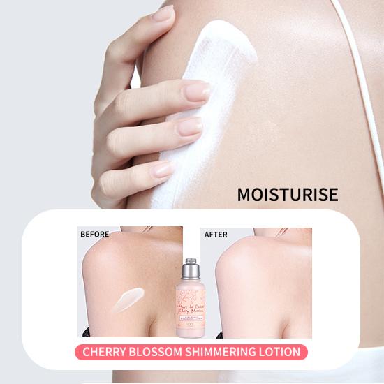 L'Occitane en Provence Mini sada péče o tělo (Tělové mléko Cherry Blossom 35ml + Sprchový gel 35ml + Krém na ruce 10ml + Krém na ruce s bambuckým máslem 10ml) 4-dílný