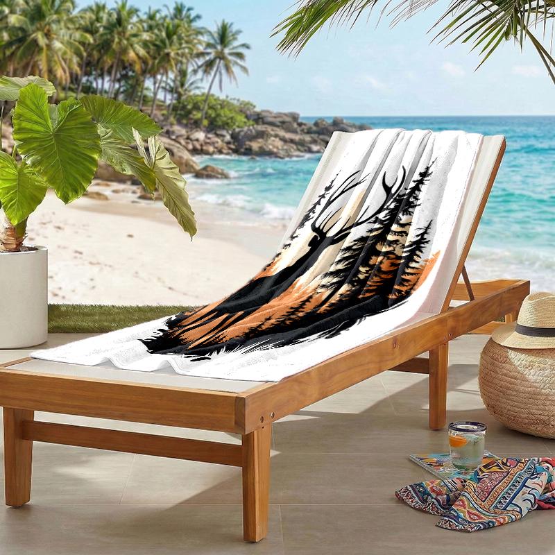Hunter Fashion Beach Towel: Ideal for Summer Adventures Soft, Absorbent and Quick Drying Suitable for Swimming and Bathing