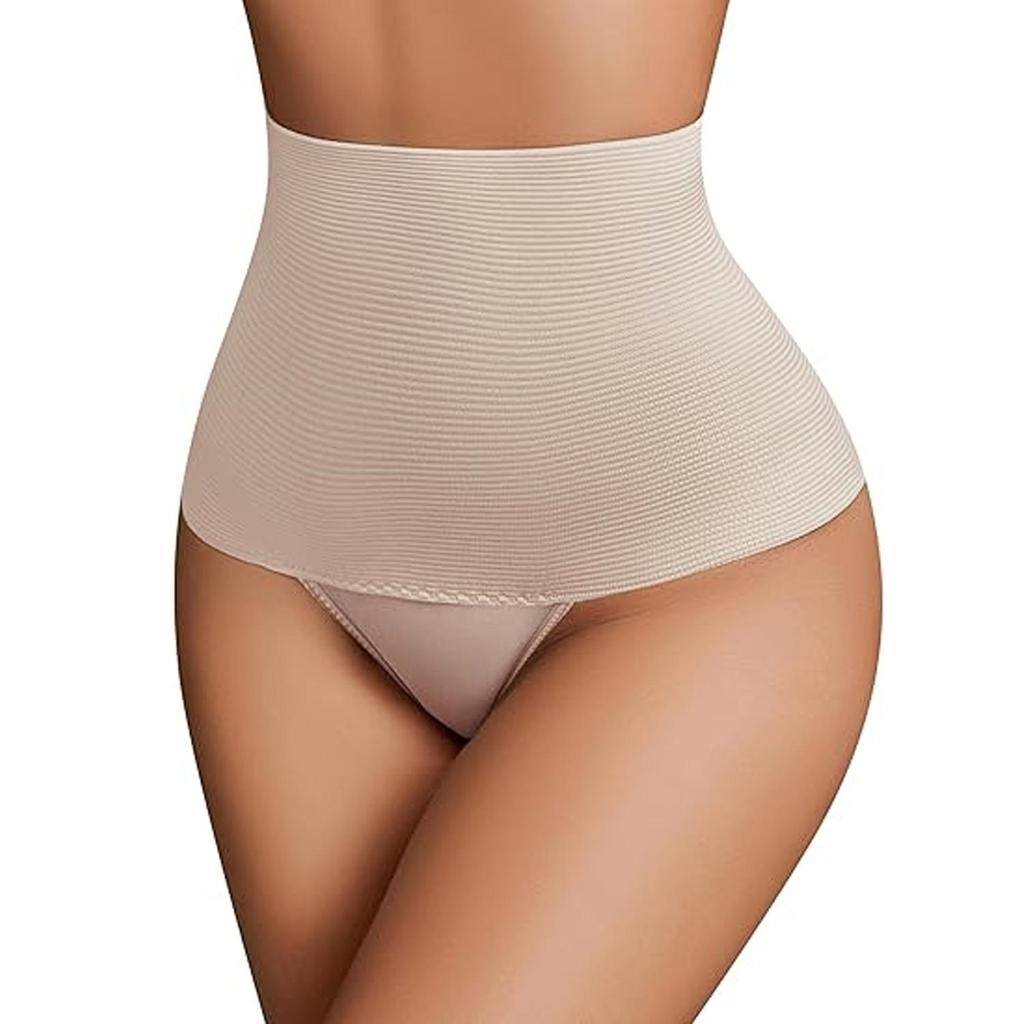 Women's Shapewear Tummy Control Thong High Waist Shaping Underwear Panties Girdle Seamless Body Shaper