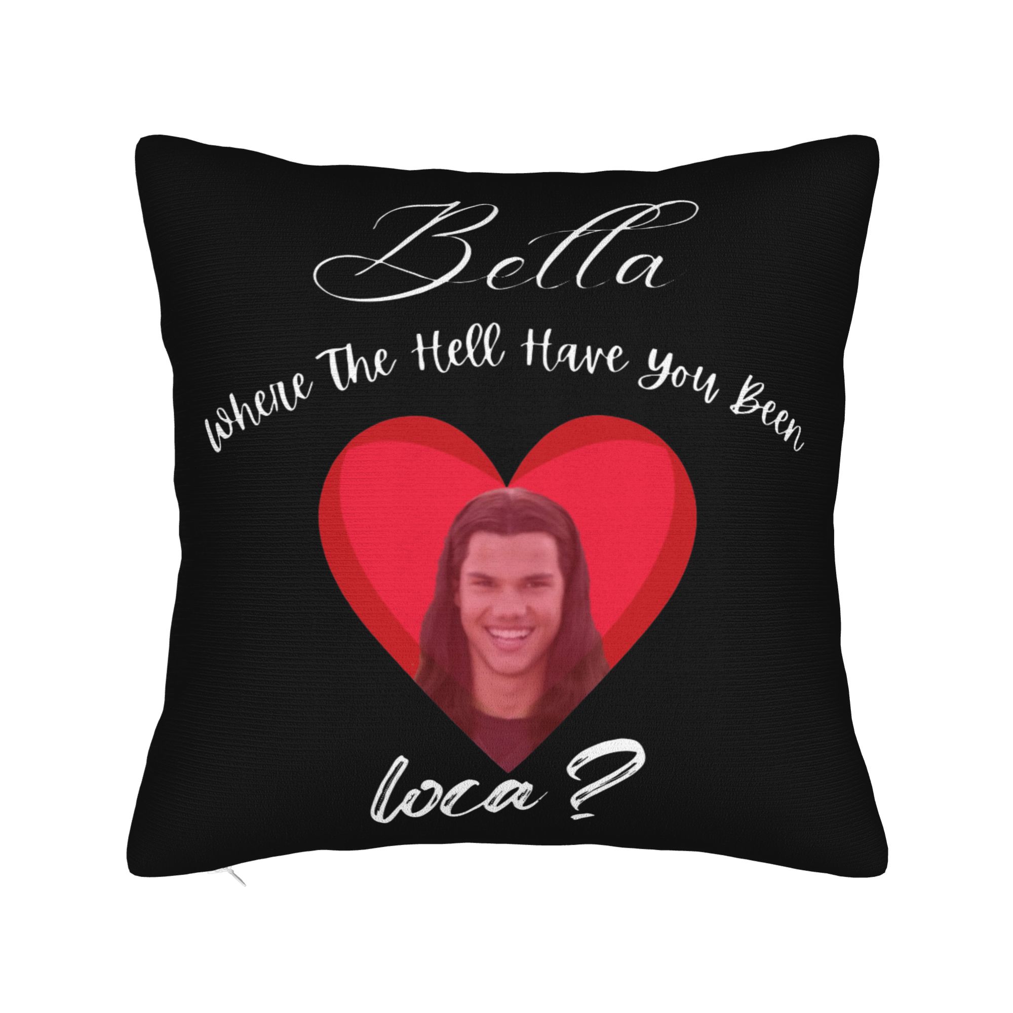 

The Twilight Saga Pillowcase Printed Polyester Cushion Cover Decorations Jacob Black Throw Pillow Case Cover Home 30cmx30cm