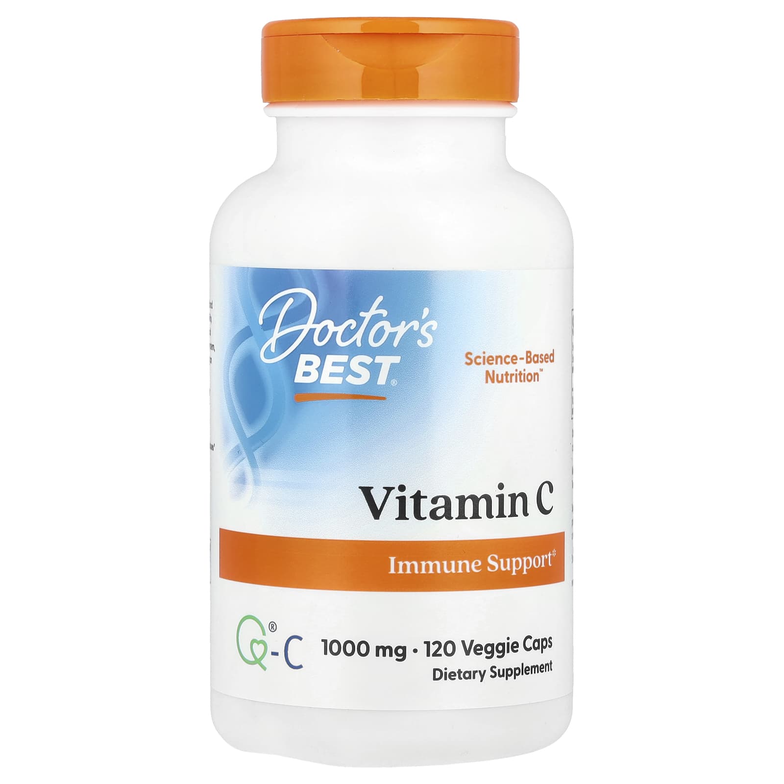 

Doctor S Best, Vitamin C with Q-C, 1,000Mg, 120 Veggie Caps