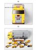 12-Piece Engineering Transport Vehicle Set with Opening Doors and Inertia Action - Children's Toy