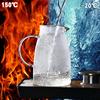 Artispro Glass Teapot, Heat-Resistant, 1.5 Liter, Stainless Steel, with Integrated Tea Strainer Lid