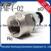 PISCO PMF Male Thread Connector: PMF6-01, PMF6-02, PMF6-03, PMF4-01, PMF4-02